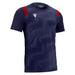 Macron Rodders Shirt Korte Mouwen Heren | €29.99 | Macron | Shirt | Kleur: Navy/Rood | Maat: S | Klaver Sport