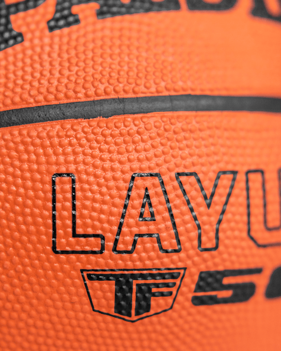 Spalding Layup TF-50 - Indoor/Outdoor Rubberen Basketbal | €19.95 | Spalding | Bal | Maat: 7, 6, 5, 4 | | Klaver Sport