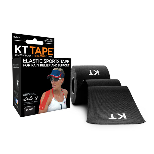KT Tape Orginal Sporttape - Voorgesneden - 5 x 25 cm - 20 stuks | €14.95 | KT Tape | Sporttape | Voorgesneden en ongesneden: Voorgesneden | Kleur: Zwart | Klaver Sport