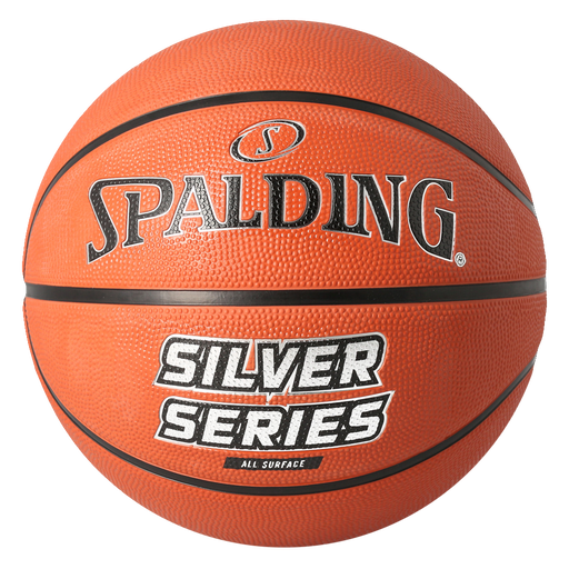 Spalding SILVER SERIES - Indoor/Outdoor Rubberen Basketbal | €29.95 | Spalding | Bal | Maat: 7, 6, 5 | | Klaver Sport
