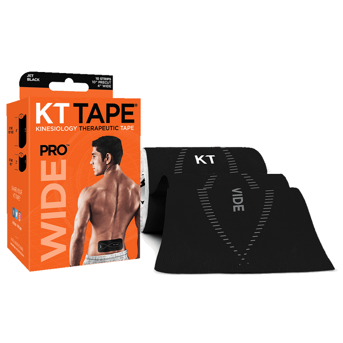 KT Tape PRO Wide Sporttape - Voorgesneden - 2.5 meter | €20.95 | KT Tape | Sporttape | Voorgesneden en ongesneden: Voorgesneden | | Klaver Sport