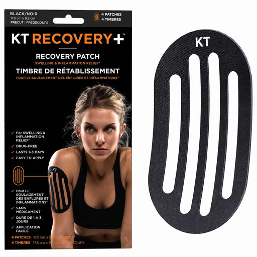 KT Tape Recovery Patch - 4 units | €14.95 | KT Tape | Sporttape | Color: Zwart | | Klaver Sport