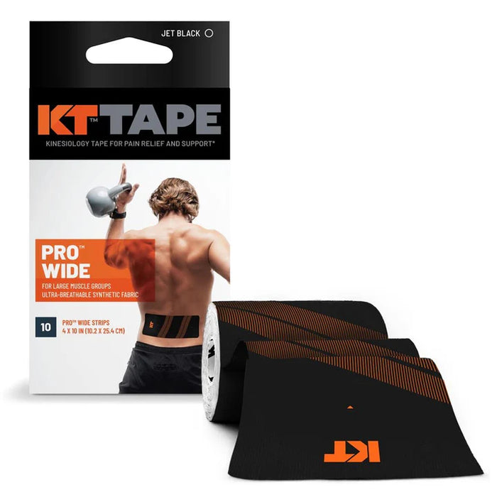 KT Tape Pro Wide Sporttape - Voorgesneden - 10 x 25 cm - 10 stuks