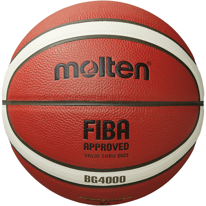 Molten BG4000 Premium Leren Wedstrijdbal - Basketbal | €64.95 | Molten | Bal | Maat: 7, 6, 5 | | Klaver Sport